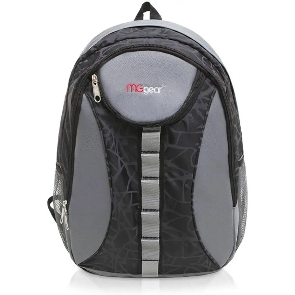 18" Mggear Student Book bag Sports‎ Backpack Travel Carry-on Gray Padded